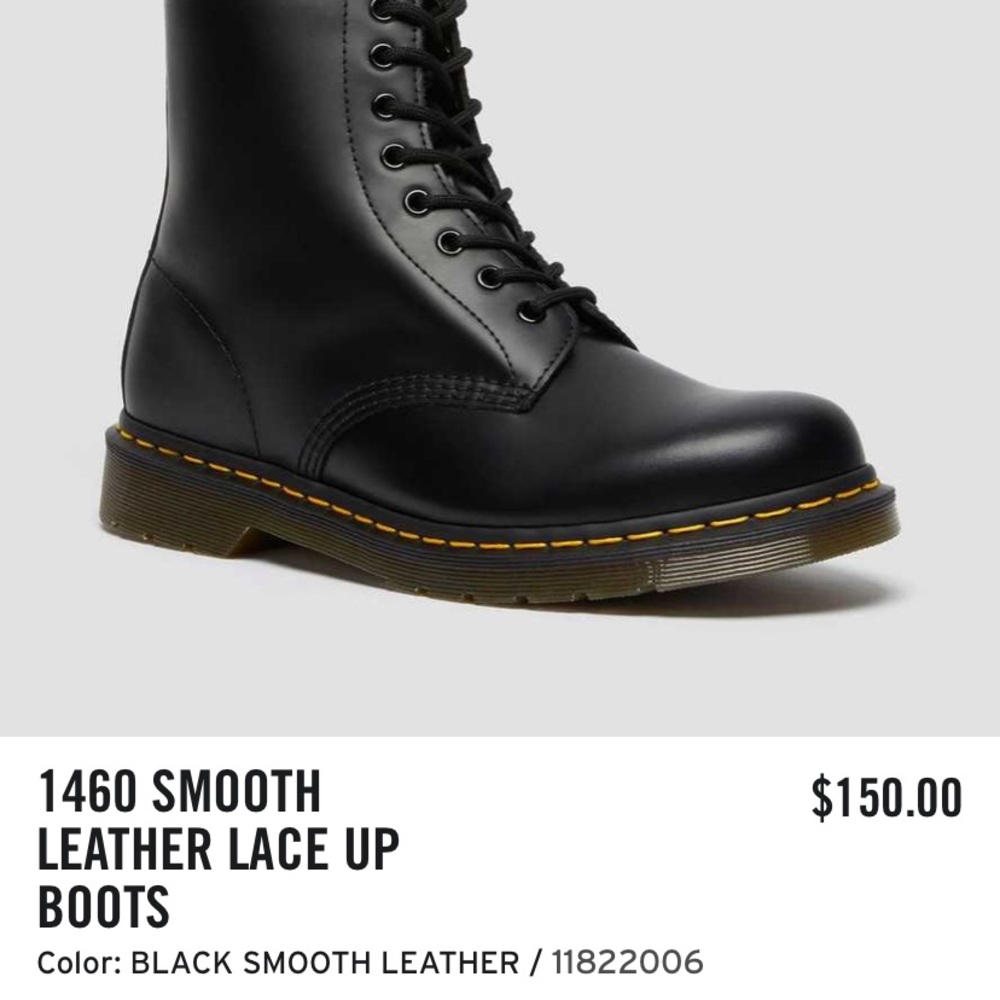 Dr. Marten’s Leather Lace Up Boots